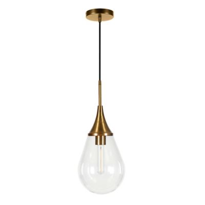 Ambrose Downrod Mount Ceiling Pendant with Glass Shade