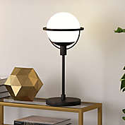 Hudson&amp;Canal&reg; Onna Table Lamp in Black with Glass Shade