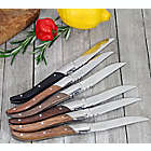 Alternate image 4 for Laguiole&reg; French Home Connoisseur 6-Piece Steak Knife Set