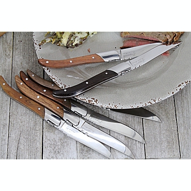 Laguiole&reg; French Home Connoisseur 6-Piece Steak Knife Set. View a larger version of this product image.