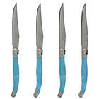 Alternate image 0 for Laguiole&reg; by French Home Faux Turquoise Steak Knife (Set of 4)
