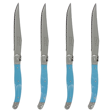 Laguiole&reg; by French Home Faux Turquoise Steak Knife (Set of 4). View a larger version of this product image.