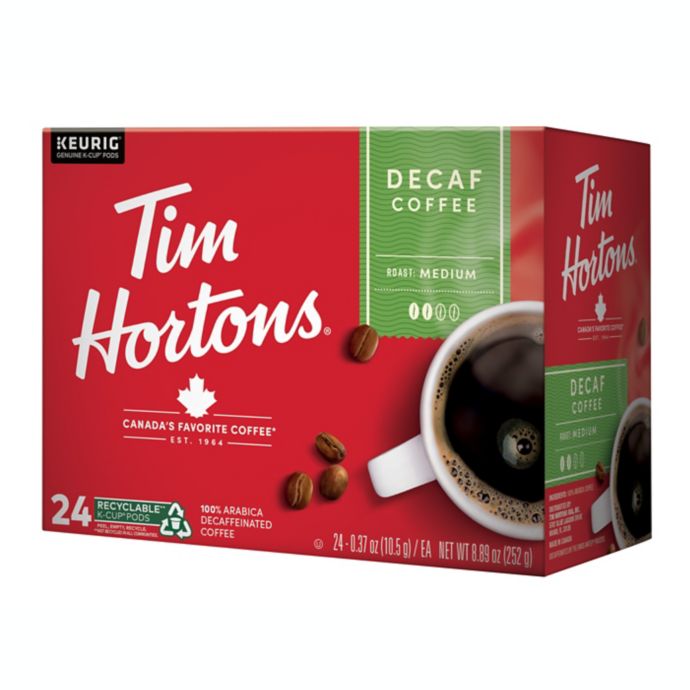 Tim Hortons Decaffeinated Coffee Pods For Single Serve Coffee Makers 24 Count Bed Bath Beyond