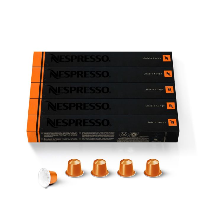 Nespresso Originalline Linizio Lungo Espresso Capsules 50 Count Bed Bath Beyond