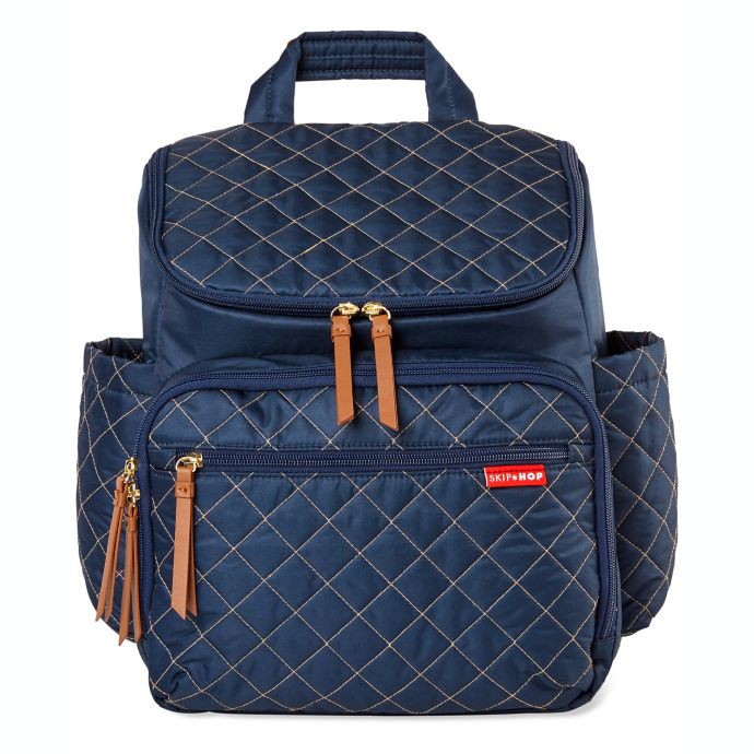 skip hop diaper bag blue