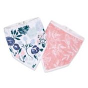 aden + anais&trade; essentials 2-Pack Bloom Bandana Bibs in Pink