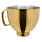Alternate image 0 for KitchenAid&reg; 5 qt. Stainless Steel Bowl in Gold