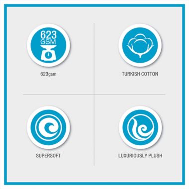 Madison Park&reg; 6-Piece Signature Turkish Cotton Bath Towel Set. View a larger version of this product image.