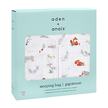 aden + anais&reg; X-Large Naturally Sleeping Bag in Grey. View a larger version of this product image.