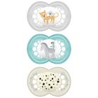 Alternate image 0 for MAM Day &amp; Night 6-12M 3-Pack Pacifiers in Green/Tan