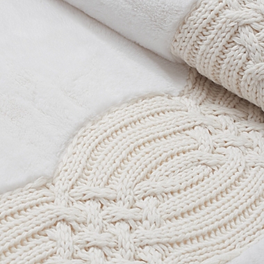 UGG&reg; Sugarloaf 3-Piece Full/Queen Duvet Cover Set in Snow. View a larger version of this product image.