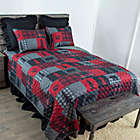 Alternate image 2 for Donna Sharp Red Forest 3-Piece Reversible Queen Quilt Set in Red