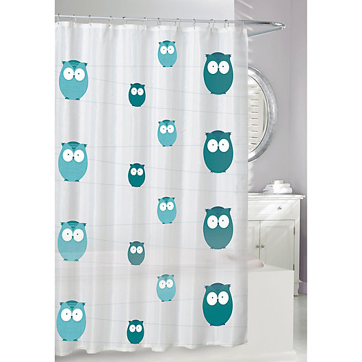 Moda 70 Inch X 72 Bright Eyes, Bright Patterned Shower Curtains