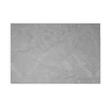 Caiden Elegance Damask Placemats in Silver (Set of 4). View a larger version of this product image.
