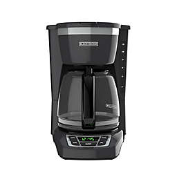 Black + Decker™ 12-Cup* Programmable Coffee Maker in Grey