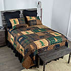 Alternate image 1 for Donna Sharp Brown Bear Cabin 3-Piece Reversible King Quilt Set in Brown