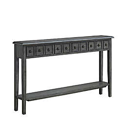 HARVEST SQUARE Kearny Lane Long Console Table in Grey