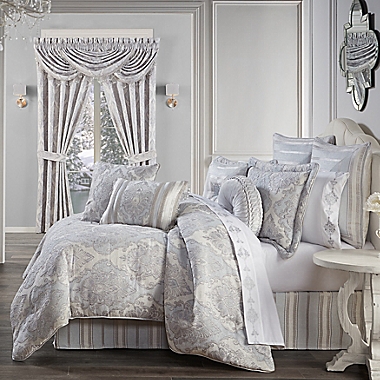 J. Queen New York&trade; Iceland 4-Piece Queen Comforter Set in Powder Blue. View a larger version of this product image.
