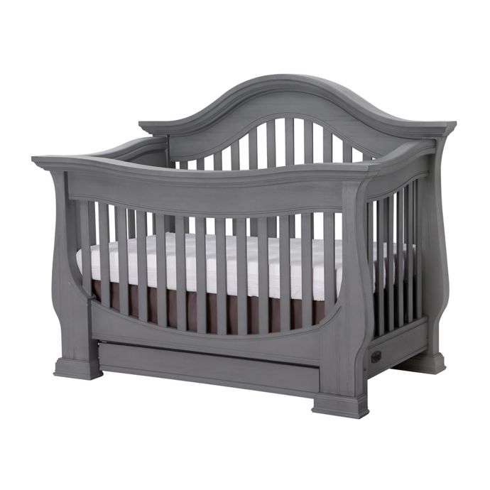 Baby Appleseed Davenport 4 In 1 Convertible Crib In Morning Mist Bed Bath Beyond