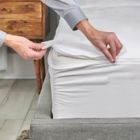 Alternate image 3 for Therapedic&reg; Allergen Barrier Twin Mattress Protector in White