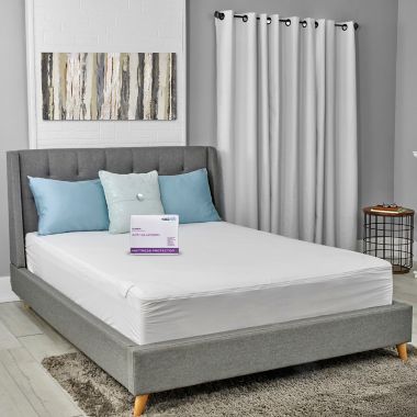Therapedic&reg; Allergen Barrier Twin Mattress Protector in White. View a larger version of this product image.