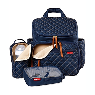 Skip Hop Forma Diaper Backpack in Navy. View a larger version of this product image.