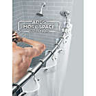 Alternate image 1 for TITAN&trade; Stainless Steel Dual Install Curved Shower Rod in Chrome