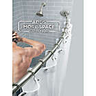 Alternate image 1 for TITAN&trade; Stainless Steel Dual Install Curved Shower Rod in Brushed Nickel