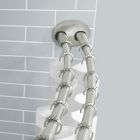 Alternate image 3 for TITAN&trade; Stainless Steel Dual Install Double Curved Shower Rod in Brushed Nickel