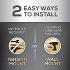 Alternate image 5 for TITAN&trade; Stainless Steel Dual Install Double Curved Shower Rod in Brushed Nickel