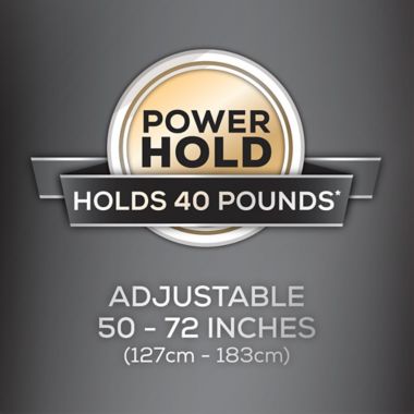 TITAN&trade; Stainless Steel Dual Install Double Curved Shower Rod in Brushed Nickel. View a larger version of this product image.