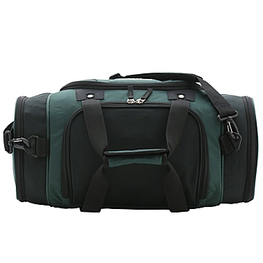 Traveler&#39;s Club&reg; Adventurer II 20-Inch Sport Duffel with Wet Pocket in Green/Black. View a larger version of this product image.