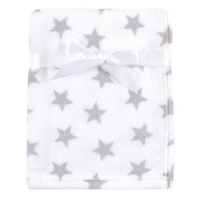 grey fleece baby blanket