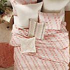 Alternate image 2 for Peri Home Space Dyed Fringe 2-Piece Twin XL Duvet Cover Set in Blush