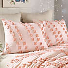 Alternate image 3 for Peri Home Space Dyed Fringe 2-Piece Twin XL Duvet Cover Set in Blush