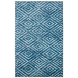 Mohawk Home® Prismatic Distressed Diamond Rug in Teal