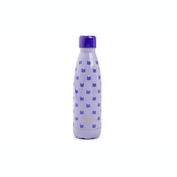 Manna™ Vogue® 17 oz. Double Wall Stainless Steel Bottle in Purple Cats