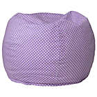 Alternate image 0 for Flash Furniture Dot Small Bean Bag Chair in Lavender Dot