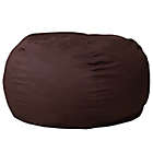 Alternate image 0 for Flash Furniture Oversized Solid Bean Bag Chair in Brown