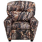 Alternate image 3 for Flash Furniture Vinyl Kids Recliner with Cup Holder in Camouflage