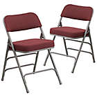 Alternate image 0 for Flash Furniture Hercules Padded Folding Chairs in Burgundy (Set of 2)
