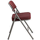 Alternate image 6 for Flash Furniture Hercules Padded Folding Chairs in Burgundy (Set of 2)