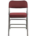 Alternate image 4 for Flash Furniture Hercules Padded Folding Chairs in Burgundy (Set of 2)