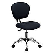 Flash Furniture Mid-Back Mesh Swivel Task Chair in Grey