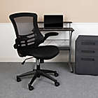 Alternate image 13 for Flash Furniture Mid-Back Mesh Task Chair with Mesh Padded Seat in Black