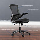 Alternate image 4 for Flash Furniture Mid-Back Mesh Task Chair with Mesh Padded Seat in Black