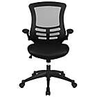 Alternate image 10 for Flash Furniture Mid-Back Mesh Task Chair with Mesh Padded Seat in Black