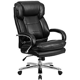 Flash Furniture 24/7 Intensive Use Faux Leather Chair in Black