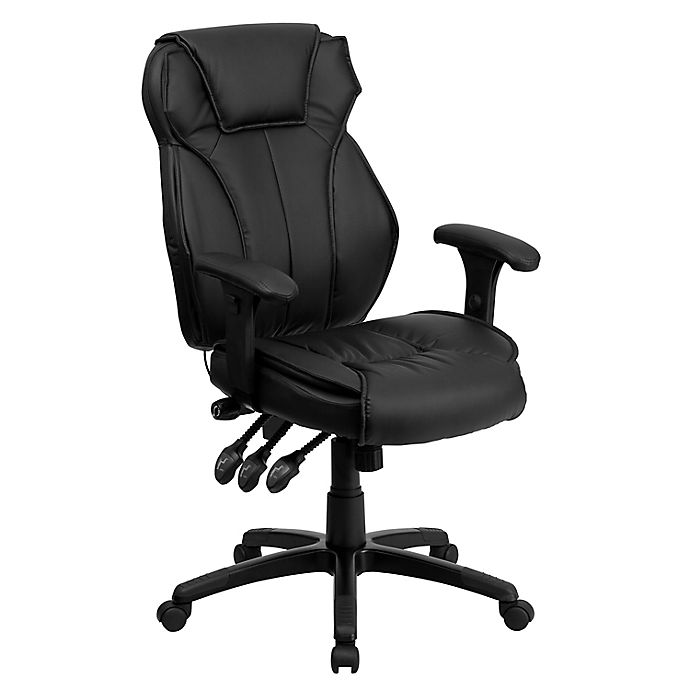 Flash Furniture High-Back Ergonomic Executive Office Chair in Black