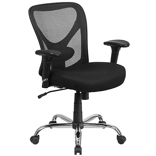 Alternate image 1 for Flash Furniture Big & Tall Swivel Office Task Chair in Black